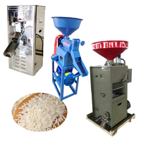 Machine à riz automatique mini commerciale avec moteur 220V 2.2KW Polisseuse à riz