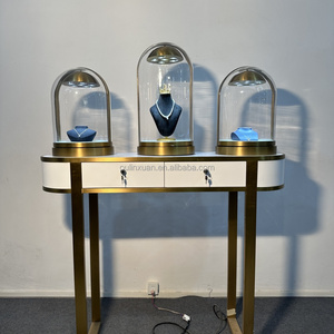 Display <strong>Showcase</strong> Cabinet Counter Stainless Steel LED Lighting Waterproof Company Showroom Department Store Eco-friendly - Product Image 2