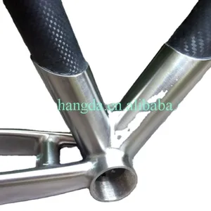 titanium mtb bike frame carbon fiber mtb bicycle custom titanium & carbon mtb bike frame titanium weldless bike frame
