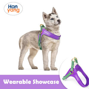 Arnés táctico de lujo personalizado para perros antiescape, chaleco de pecho sólido, botón reflectante, correa de nailon para caminar para perros pequeños y grandes, mascotas - Product Image 3