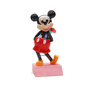 Scultura Natalizia in Resina a Forma di Cartone Animato, Decorazioni in Vetroresina di <span class=keywords><strong>Topolino</strong></span>, Ornamenti Ecologici per Esterni - Product Image 4