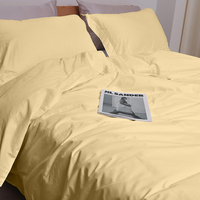 Ensemble de housse de couette HFW personnalisé 100% coton 200TC avec taie d'oreiller, taille Queen, ensemble de literie, vente en gros directe d'usine