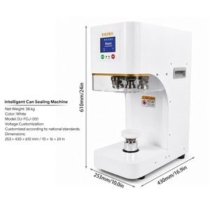 Intelligent Stainless Steel Can Sealing Machine Automatic Cup <b>Film</b> Sealer High-Frequency Sealing Equipment for Bottles Paper - Product Image 2