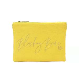 Petite trousse de maquillage en toile de coton avec fermeture éclair, couleur PET personnalisable, pour voyage, sublimation, style féminin, logo inclus - Product Image 4