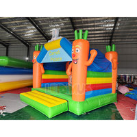 Château gonflable commercial à thème Lapin et Carotte, château gonflable pour enfants pour fêtes d'anniversaire et location en extérieur