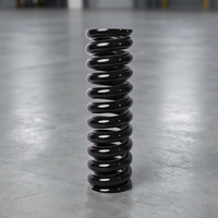 Ressort de compression à grande bobine OEM en acier inoxydable réglable sur mesure, diamètre de fil 22 mm 24 mm