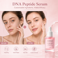 Sérum pour le visage au peptide d'ADN de saumon, éclaircissant, unifiant le teint, anti-âge, raffermissant, niacinamide, soin de la peau coréen, OEM ODM, étiquette privée