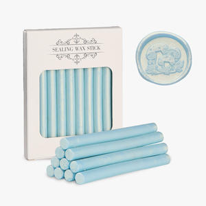 Barras de cera para sellar Aurora, material redondo de secado rápido para sellar cartas, suministros para manualidades - Product Image 4