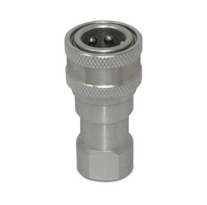 ข้อต่อไฮดรอลิกแบบเร็วชนิดตัวเมีย Blince 1/4 นิ้ว NPT 7J612-66323 รุ่นทดแทน ISO 5675 ซีรีส์ 5100 PSI ใหม่ - Product Image 1