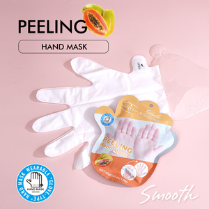 All'ingrosso Papaya Peeling maschera per la mano guanti per mascherina idratante guanti per attenuare la levigatura delle cellule morte Peeling mani maschera - Product Image 3