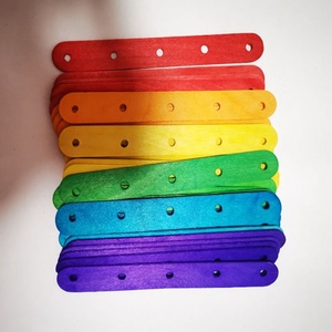 Bastoncini di legno <span class=keywords><strong>per</strong></span> ghiaccioli più venduti, lunghezza 4,5 o 2,5 pollici, larghezza 3/8 pollici, con fori - Product Image 3