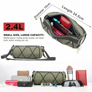 Bolsa de Almacenamiento Impermeable para Manillar de Bicicleta, Bolsa Enrollable para Viajes Diarios - Product Image 4