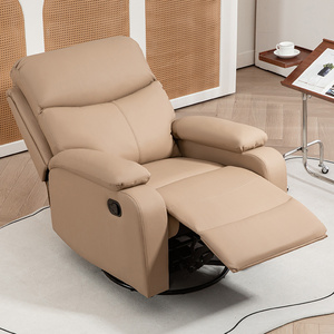 Hạng Nhất Xoay Duy Nhất Sofa Nhỏ Đa Chức Năng Không Gian Lười Biếng Cabin Cho Phòng Khách Vẻ Đẹp Móng Tay Ngồi Có Thể Ngả Da Tổng Hợp - Product Image 3