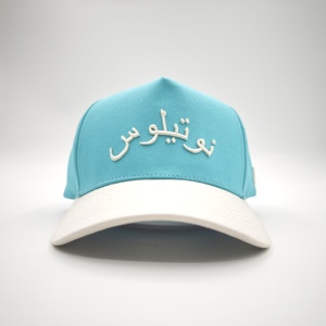 Designer Recommended Two Tone 5 Panel Baseball Cap Custom Embroidery Logo Low MOQ OEM Boutique Style Premium <b>Top</b> Grade Material - Product Image 5