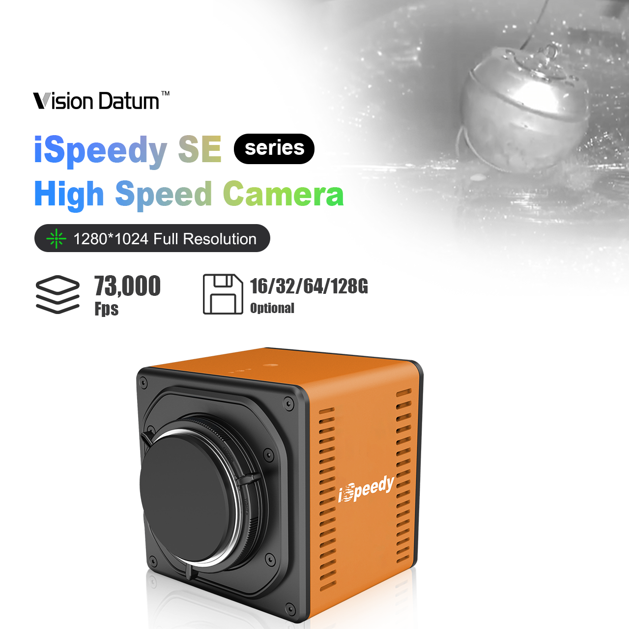 High Speed Camera Slow Motion Video 100ns Exposure
