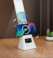 Horloge numérique à écran tactile avec alarme, contrôle tactile, pliable à 180 degrés, gradation progressive, lampe de table LED, directement de l'usine