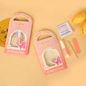 Kit de manicura Meinina de 5 piezas, herramientas portátiles para adultos con pegamento y puntas - Product Image 2
