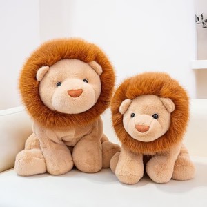 Peluche Leone Super <span class=keywords><strong>Morbido</strong></span> e Carino, Animale Realistico Imbottito per Alleviare lo Stress e Regalo Promozionale di Compleanno, Lavabile, Preferito da Tutti - Product Image 1