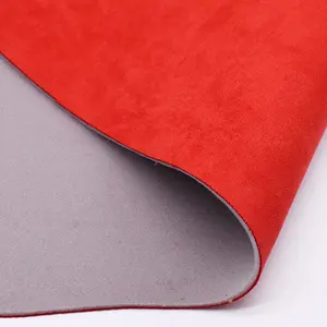 Customized Car Automotive Suede Headliner Fabric With Fusing Foam Backing Material Roof Liner Upholstery