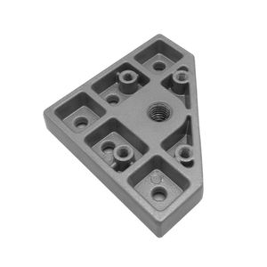 Aluminium legierung Universal Caster Frame Fuß schale Verbindungs profil Ende Verbindungs platte - Product Image 6