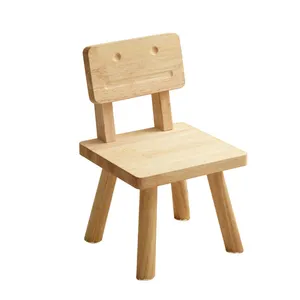 Factory sells lovely Solid wood student kids shoes cabinet stool party chairs