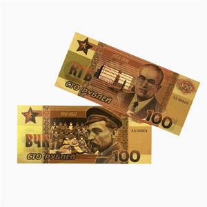 Rublo 100 impermeable, 4 diseños, rublo 100, lámina dorada - Product Image 6