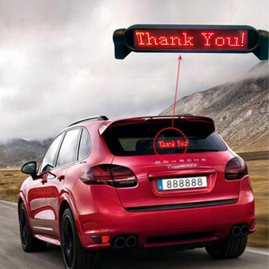 Écran LED pour vitre arrière de voiture, écran couleur complet, transmission sans fil, vitre arrière de voiture, slogan d'avertissement, communication Bluetooth - Product Image 6