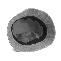 Topi Bucket Kasual Empat Musim Gaya Eropa Amerika Bahan Katun Dicuci Bernapas Anti Sinar Matahari Vintage Distressed Terlaris