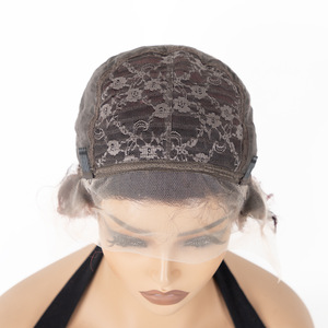 Perruque Courte Afro Bouclée T-Part Lace en Cheveux Humains Naturels, Volumineuse et Respirante, Tendance - Product Image 4