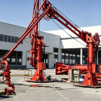 Bras de chargement/déchargement hydraulique OEM pour applications marines avec ligne de retour de vapeur pour terminal pétrolier de manutention de pétrole brut