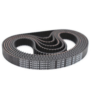 Gates HTD 3M cinghia dentata cinghia dentata in gomma sincrona larghezza fatta su misura lunghezza 324 327 330 333 336 339 342 345 351 357 - Product Image 1