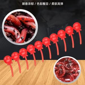 Pinces à cheveux dynamiques souples à billes bioniques 4mm Rouge Jaune Vert, style flottant saveur maïs poisson, pour jeu de la corde - Product Image 2