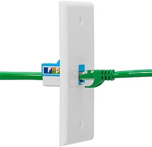 XLEP-0000 คีย์สโตนแจ็ค Cat6 RJ45 แบบ 90 องศา สำหรับติดตั้งบนแผงผนัง สีฟ้า - Product Image 6