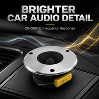Super Tweeter Profesional untuk Audio Mobil, 4 Inch Aluminium 4 Ohm 150W Magnet 70mm, Suara Keras
