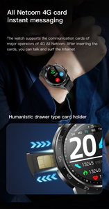 Mới Tùy Chỉnh Vx600s Biểu Tượng Điện Thoại Smartwatch NFC Không Thấm Nước 650MAh Pin Lớn Thẻ Sim Thể Thao GPS SOS <span class=keywords><strong>Video</strong></span> Wifi 4G Thông Minh Đồng Hồ - Product Image 2