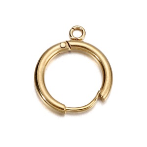 Sound Of Waves Stainless Steel Earring Clasps Spring Hooks 10mm Jewelry Findings For DIY Earrings Making Accessories - Product Image 5