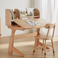 Table d'étude pour enfants en bois moderne, écologique et réglable en hauteur, table d'apprentissage Montessori, table pour chambre d'enfant, table préscolaire