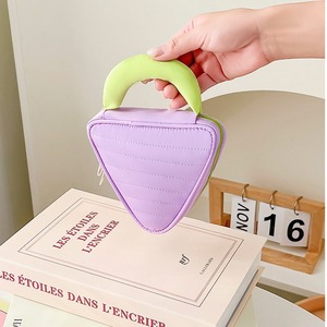 Popular Triangle Makeup Bag Portable Lipstick Storage <b>Pouch</b> High Capacity Cosmetic Bag For Women - Product Image 1