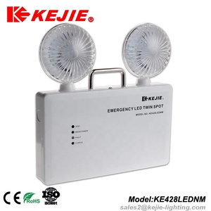Barato recargable <span class=keywords><strong>led</strong></span> industrial dos cabezas de emergencia/luz de lámpara de emergencia - Product Image 5