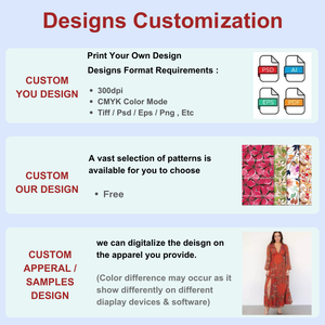 Tissus en coton 100% à motifs floraux pour robes de femme, fabrication sur mesure, faible MOQ, vente en gros - Product Image 5
