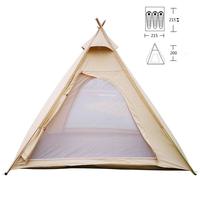 Coton imperméable empereur extérieur portable glamping maison de camping de luxe glamping yourte cloche tente
