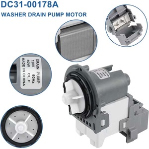 Pompe de vidange WDP85109 DC31-00178A 120V électrique pour machines à laver Samsung, pièce de rechange en plastique durable - Product Image 2
