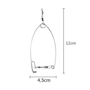 Dispositif de pêche automatique en acier inoxydable, catapulte, crochet pour pêcheur paresseux, accessoire de pêche pour étang, lac, ruisseau - Product Image 3