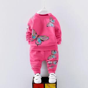 Vêtements pour bébés filles, T-shirt imprimé à manches longues + pantalon, tenue de survêtement, Costume Fortnight pour enfants - Product Image 4
