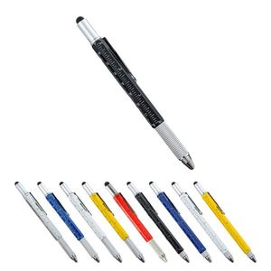 Custom 6 in <b>1</b> Pen Shape Multi Tool Pen Pro <b>for</b> Men <b>Gifts</b> with Ruler Level in Stock - Product Image 4