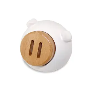 kids boys girls teens gifts decorations personalized wooden cute coin piggy pig bank cash money jar safe savings ceramic boxs