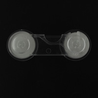 Serrure de sécurité transparente pour bébé Sangle d'armoire à l'épreuve des enfants pour la Protection des portes et des tiroirs du réfrigérateur Serrures transparentes Emballage personnalisé