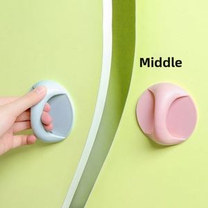 Manija de puerta sin perforaciones, manija adhesiva para ventana y armario, adhesivo fuerte, gancho para puerta corrediza de vidrio de balcón - Product Image 1
