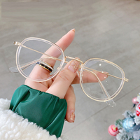 Lunettes de protection anti-lumière bleue TR90 transparentes prêtes à être expédiées pour femmes