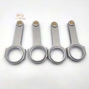 Racing kết nối que que rèn thép hiệu suất 4340 chromoly 5.6 "H chùm cho làm mát bằng không khí <span class=keywords><strong>VW</strong></span> Bọ Cánh Cứng loại 1 3 Tạp Chí con - Product Image 1